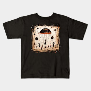 UFO Family Kids T-Shirt